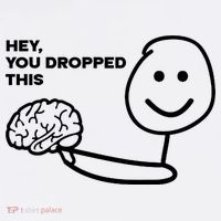 Hey You Dropped This Brain Funny Sarcastic Baby Bodysuit thumb 2
