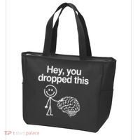 Hey You Dropped This Funny Brain Tote Bag thumb 3