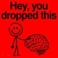 Hey You Dropped This Funny Brain Santa Hat thumb 1