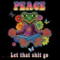 Hippie Yoga Gift Let That Shit Go Buddha Frog Gift Coffee Mug thumb 5