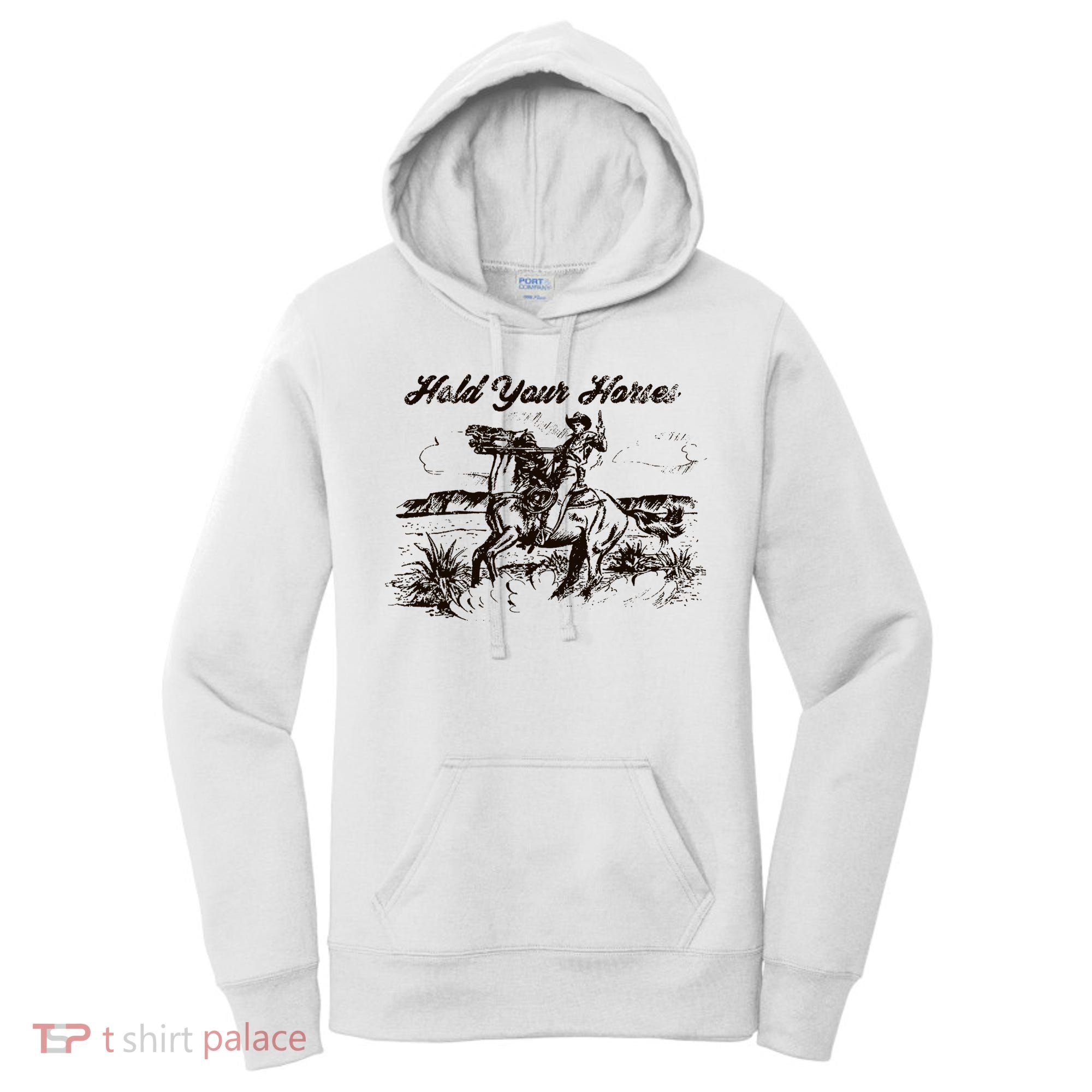 Hold Your Horses Rodeo Western Cowboy Retro Gift Women's Hoodie