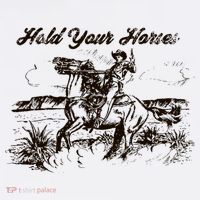 Hold Your Horses Rodeo Western Cowboy Retro Gift Women's Hoodie thumb 2