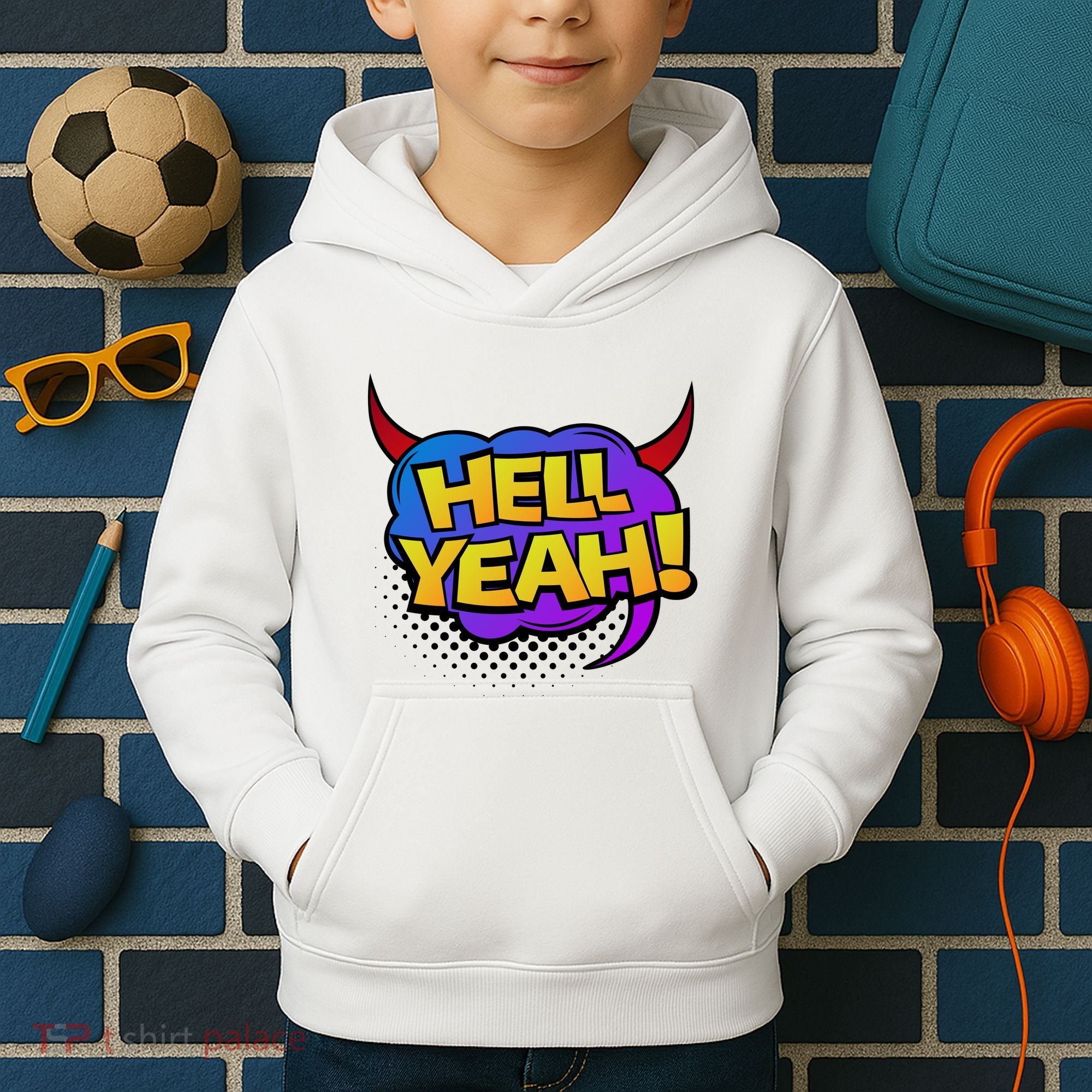 Hell Yeah Kids Hoodie