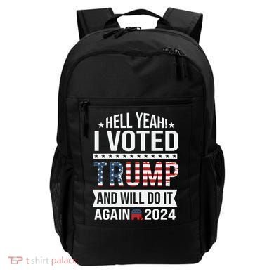 Hell Yeah! I Voted Trump Backpack