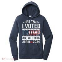 Hell Yeah! I Voted Trump Women's Hoodie thumb 0