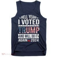 Hell Yeah! I Voted Trump Tank Top thumb 0