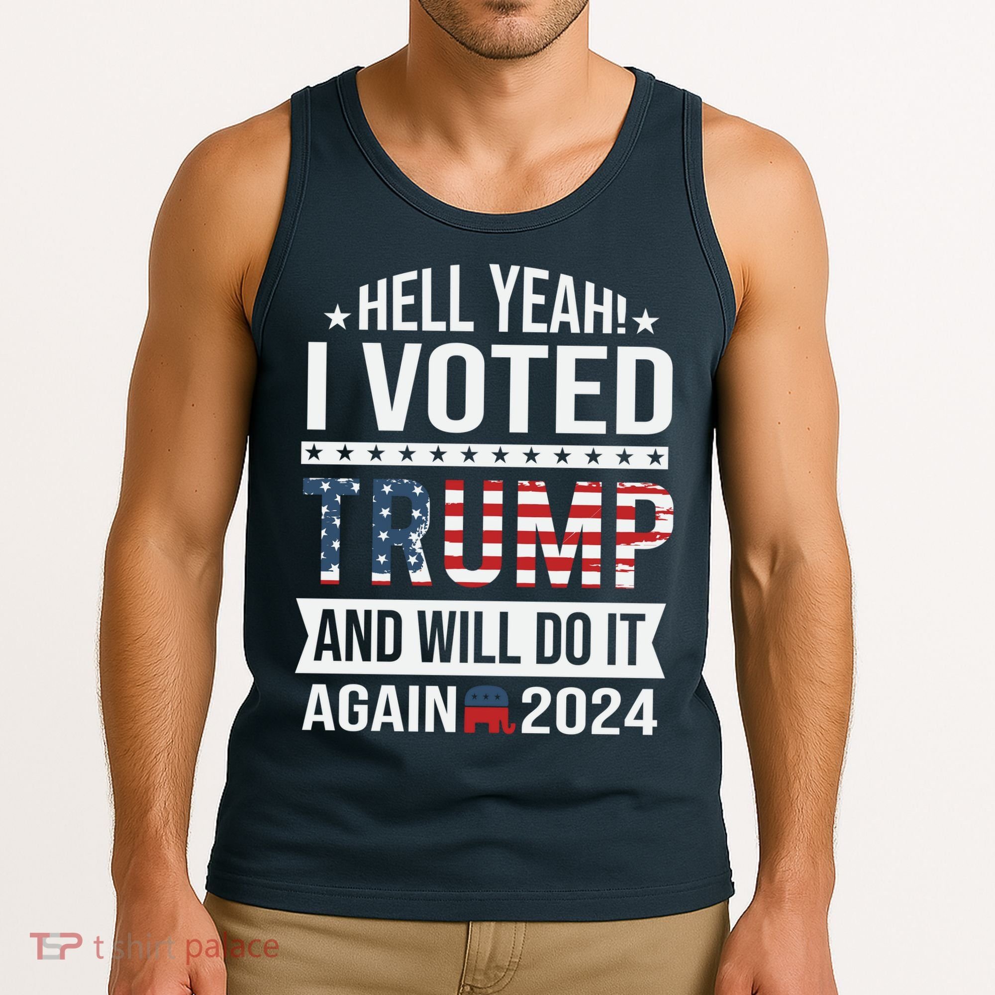 Hell Yeah! I Voted Trump Tank Top