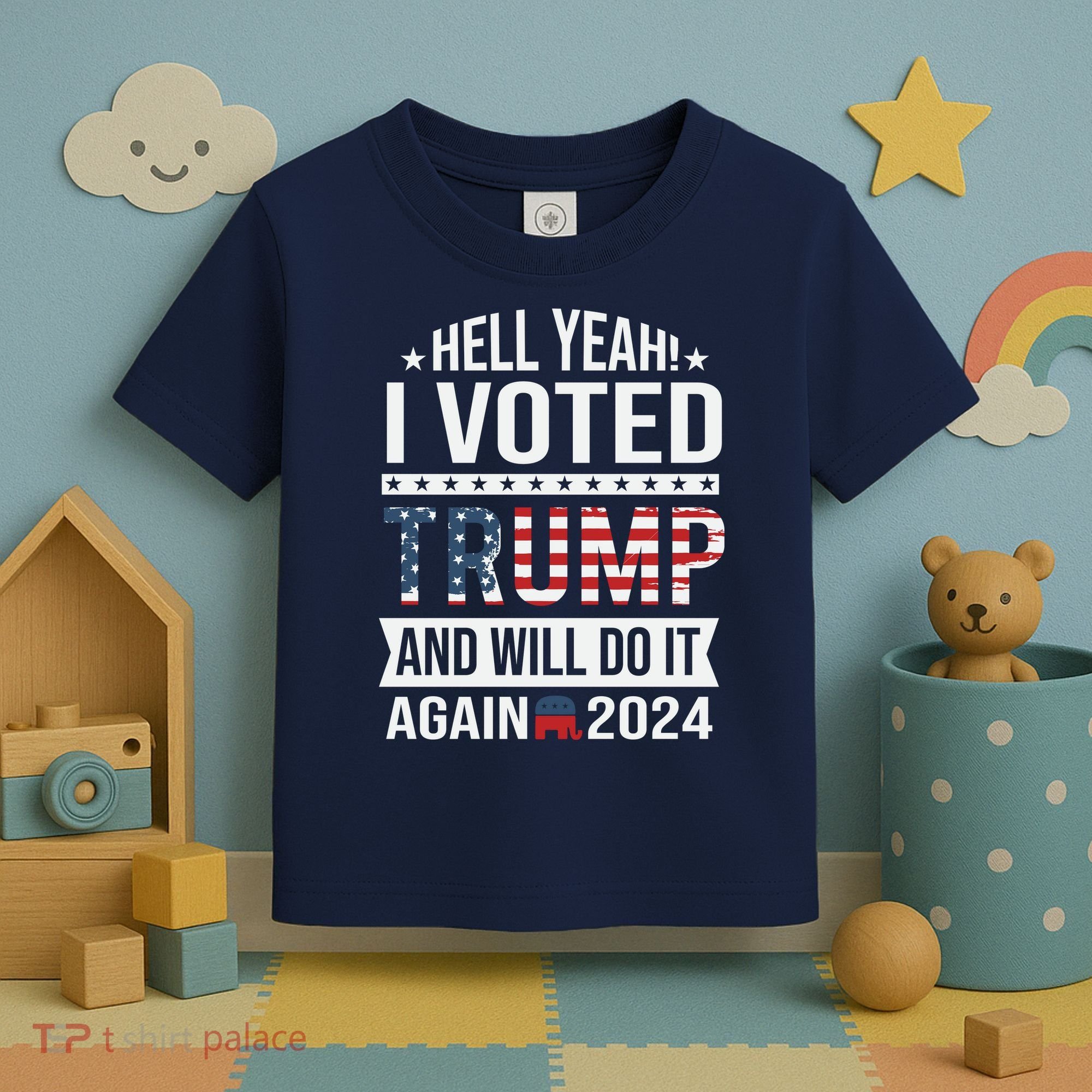 Hell Yeah! I Voted Trump Toddler T-Shirt