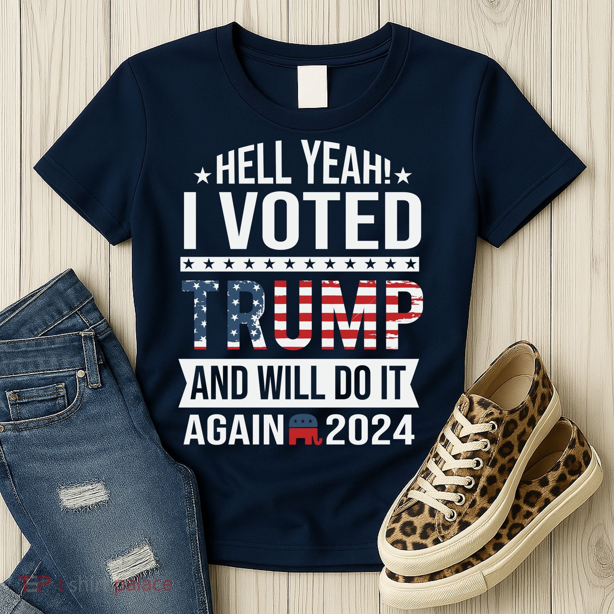 Hell Yeah! I Voted Trump Women's T-Shirt