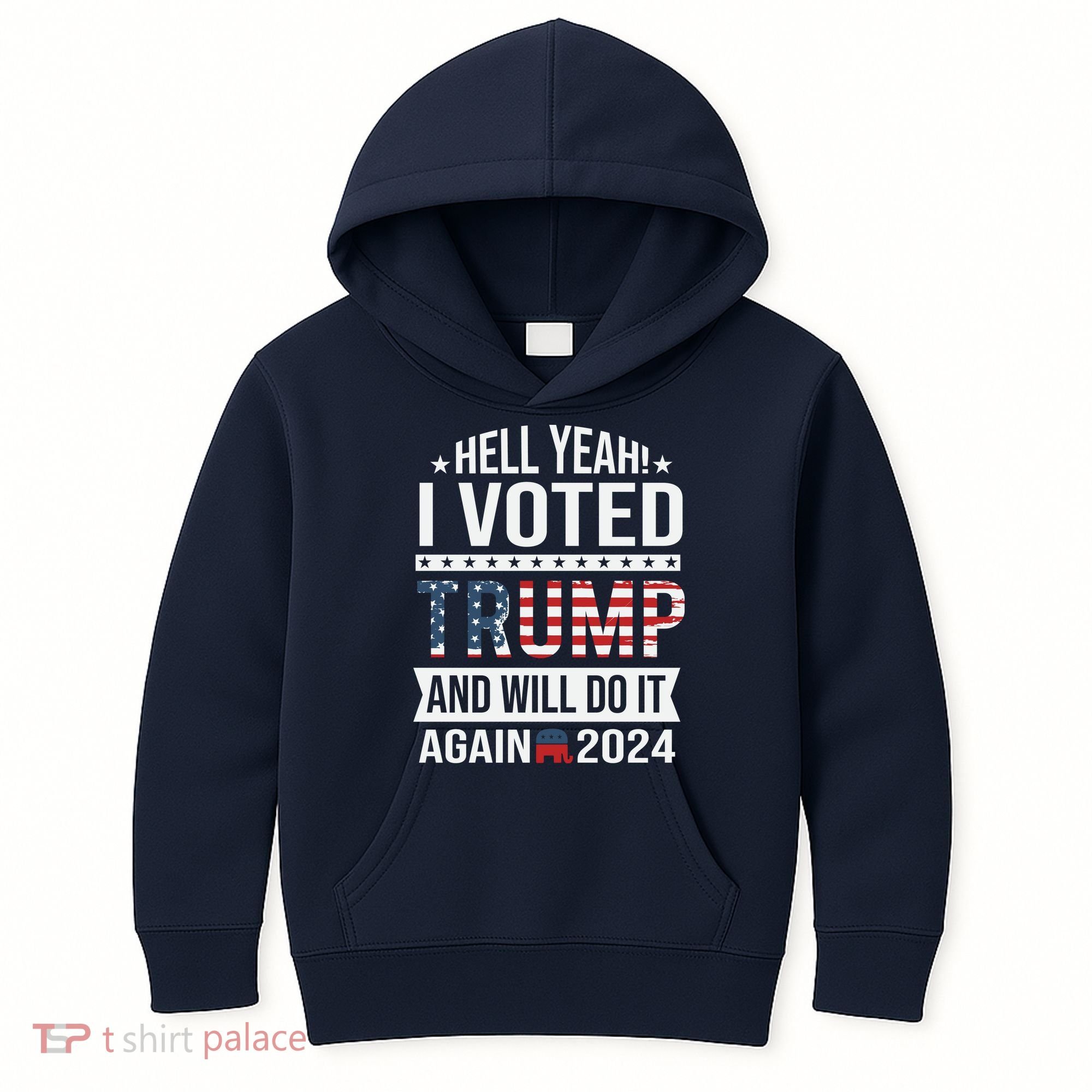 Hell Yeah! I Voted Trump Kids Hoodie