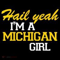Hail Yeah I'm A Michigan Girl Mousepad thumb 1