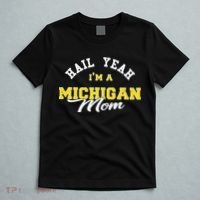 HAIL YEAH IM A MICHIGAN MOM Proud Michigan College USA T-Shirt thumb 5