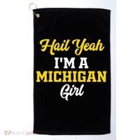 Hail Yeah I'm a Michigan Golf Towel thumb 0