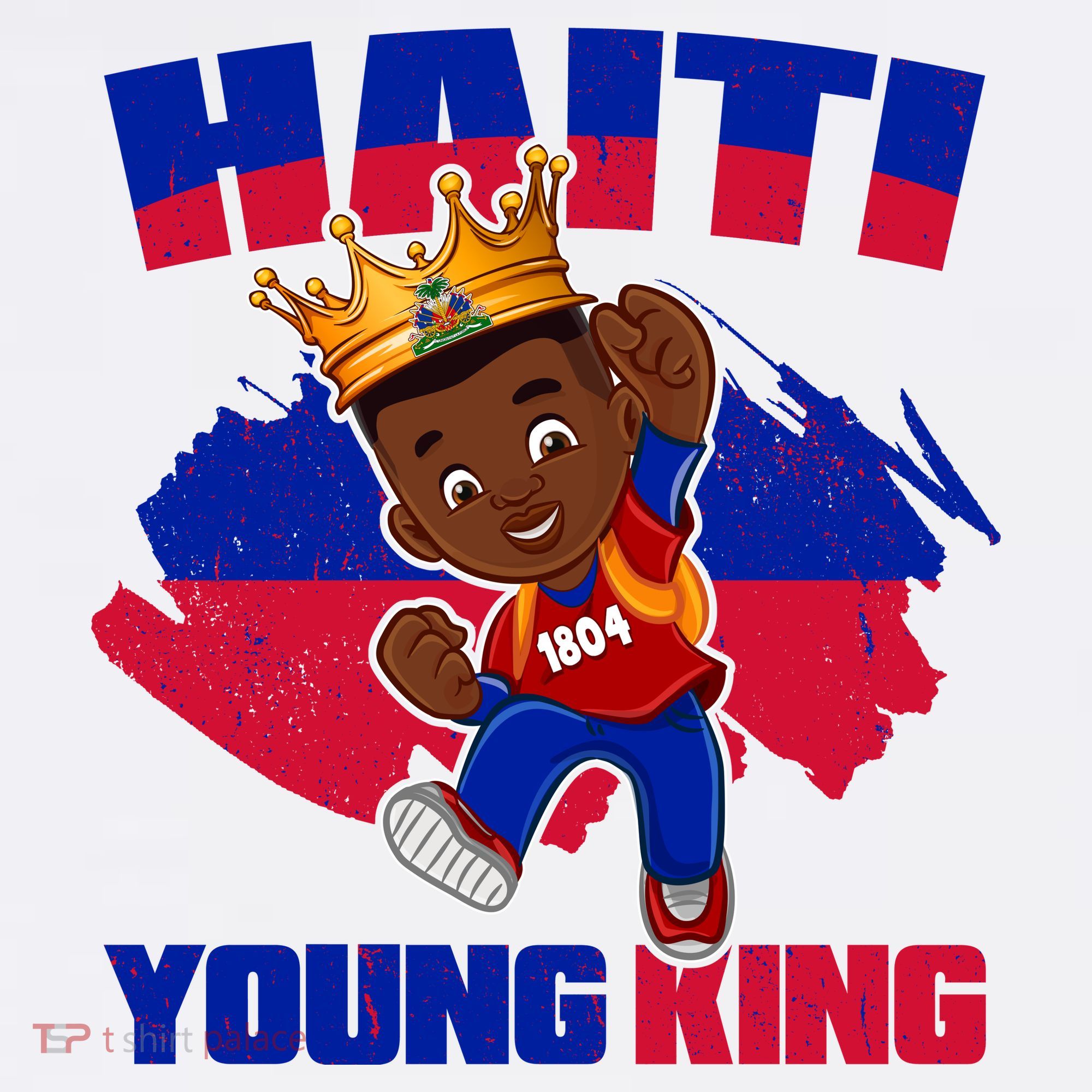 Haiti Young King 1804 Haiti Haitian Independence Baby Bodysuit