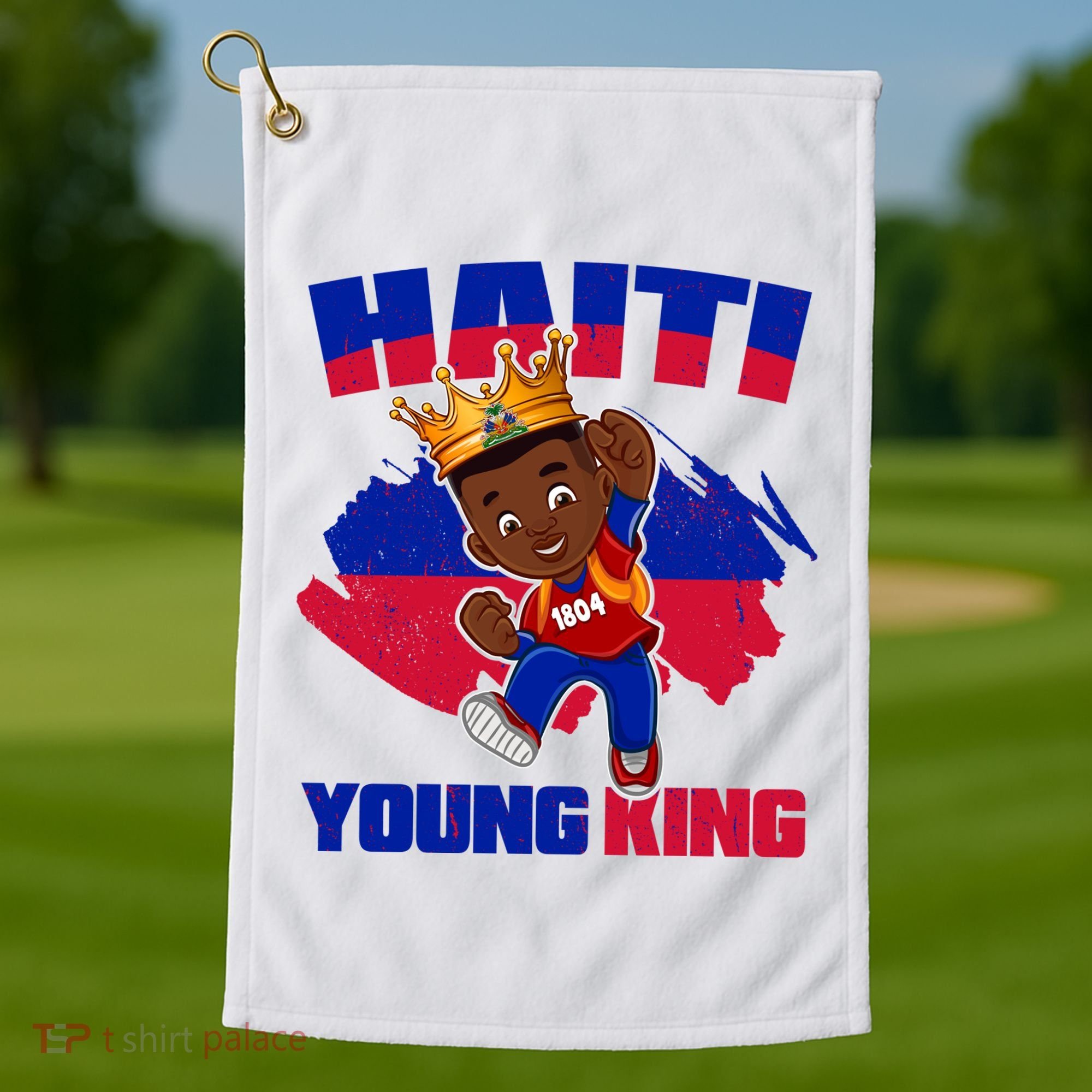 Haiti Young King 1804 Haiti Haitian Independence Golf Towel