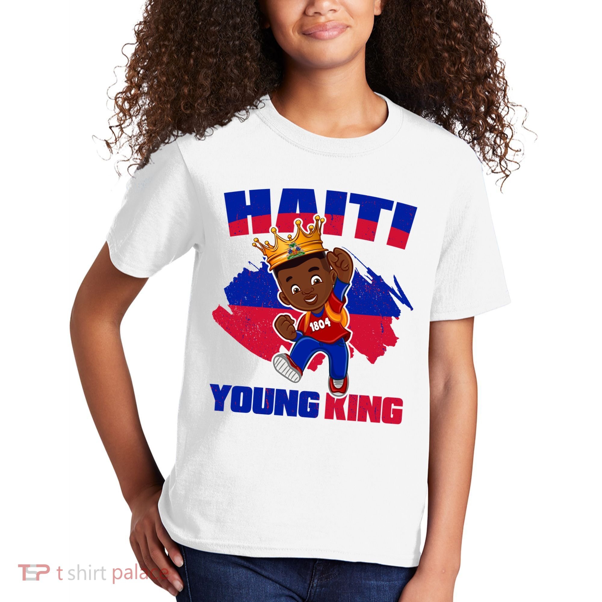 Haiti Young King 1804 Haiti Haitian Independence Kids T-Shirt