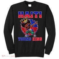 Haiti Young King Haiti Flag Melanin For Black Sweatshirt thumb 0