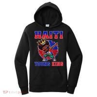 Haiti Young King Haiti Flag Melanin For Black Women's Hoodie thumb 0