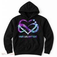 Heart Your Life Matters Suicide Prevention Awareness Hoodie thumb 0
