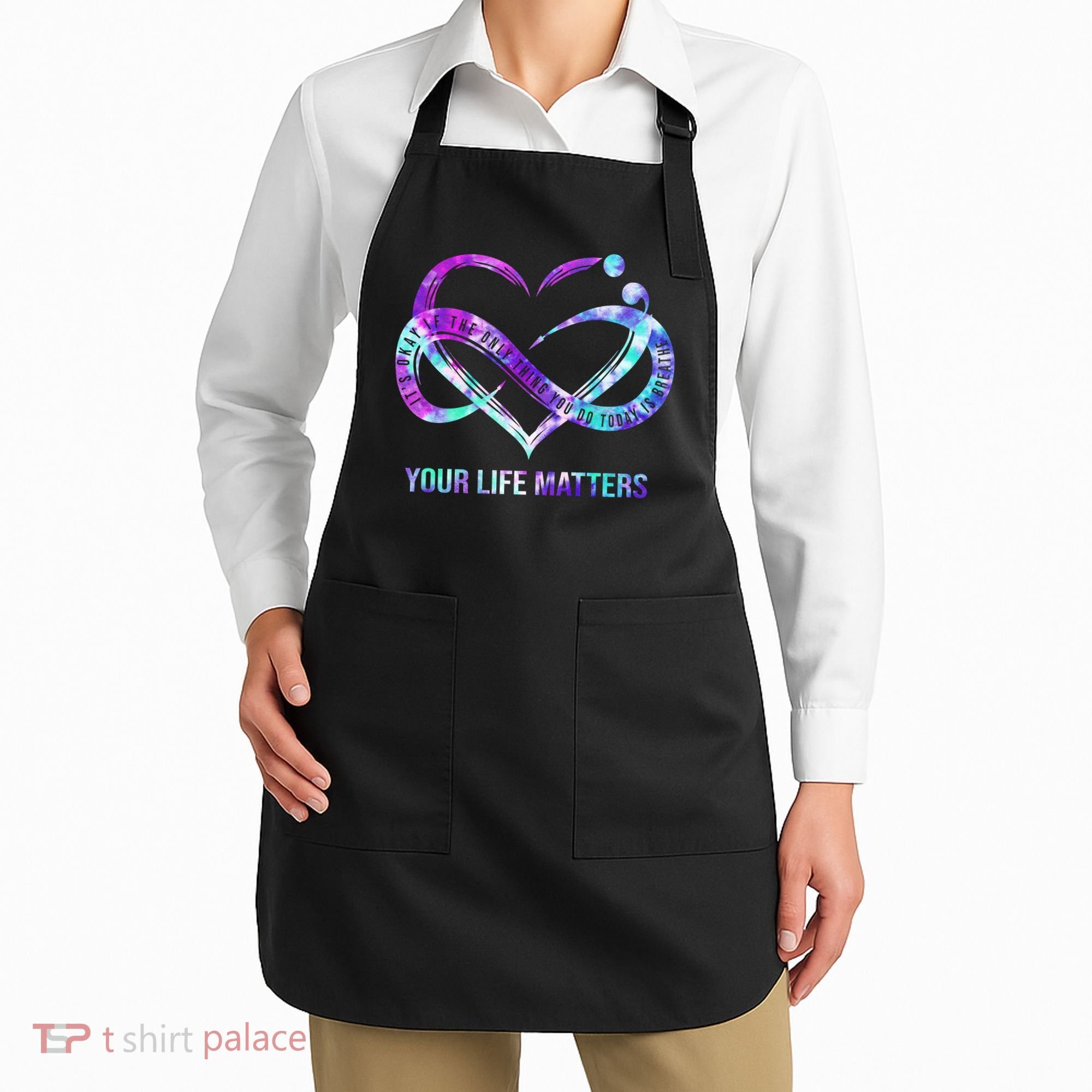 Heart Your Life Matters Suicide Prevention Awareness Apron