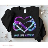 Heart Your Life Matters Suicide Prevention Awareness Sweatshirt thumb 2