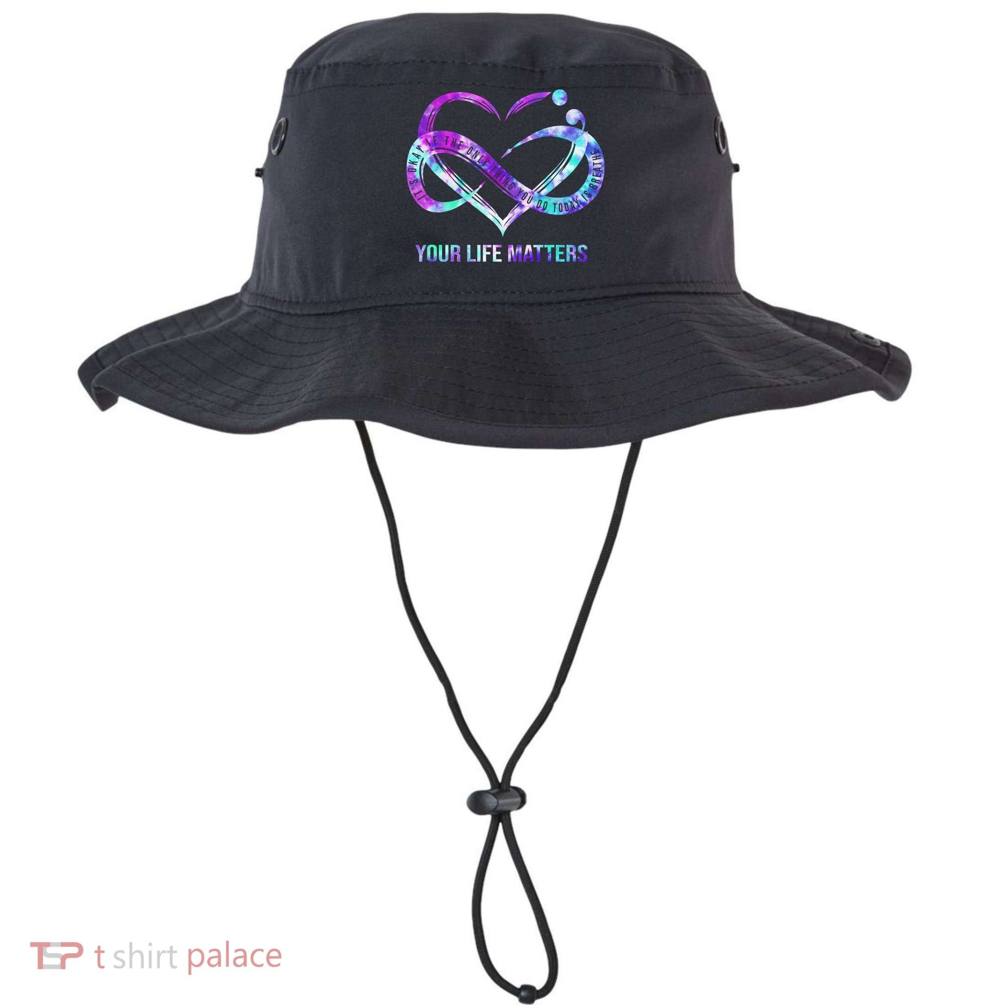 Heart Your Life Matters Suicide Prevention Awareness Bucket Hat