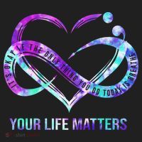 Heart Your Life Matters Suicide Prevention Awareness Beanie thumb 2