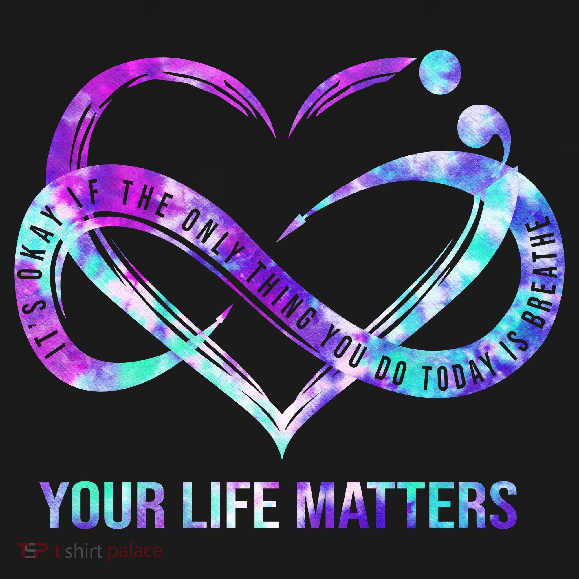 Heart Your Life Matters Suicide Prevention Awareness Mousepad
