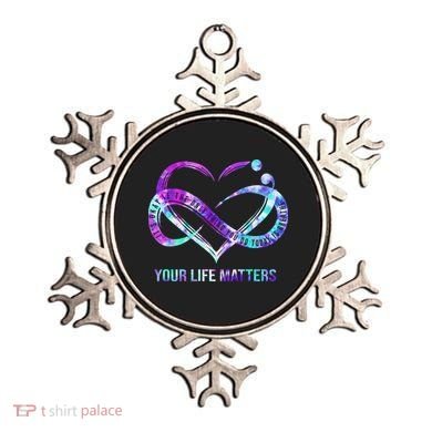 Heart Your Life Matters Suicide Prevention Awareness Ornament