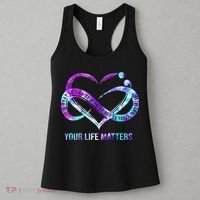 Heart Your Life Matters Suicide Prevention Awareness Women's Tank Top thumb 3