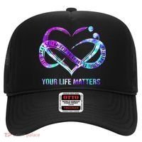 Heart Your Life Matters Suicide Prevention Awareness Hat thumb 0