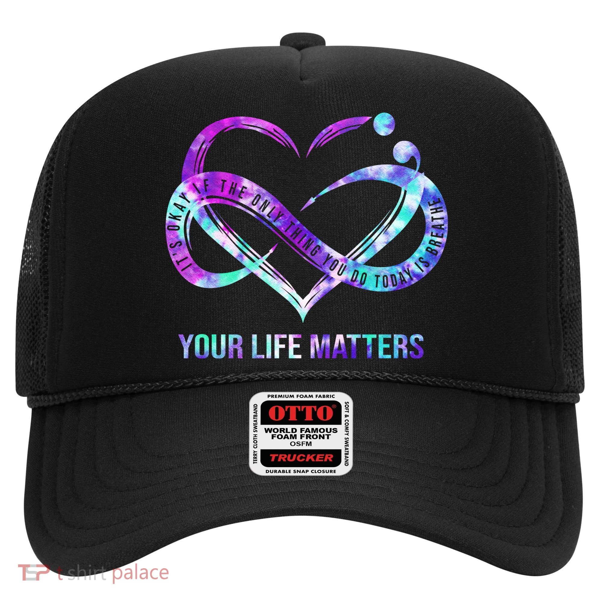Heart Your Life Matters Suicide Prevention Awareness Hat