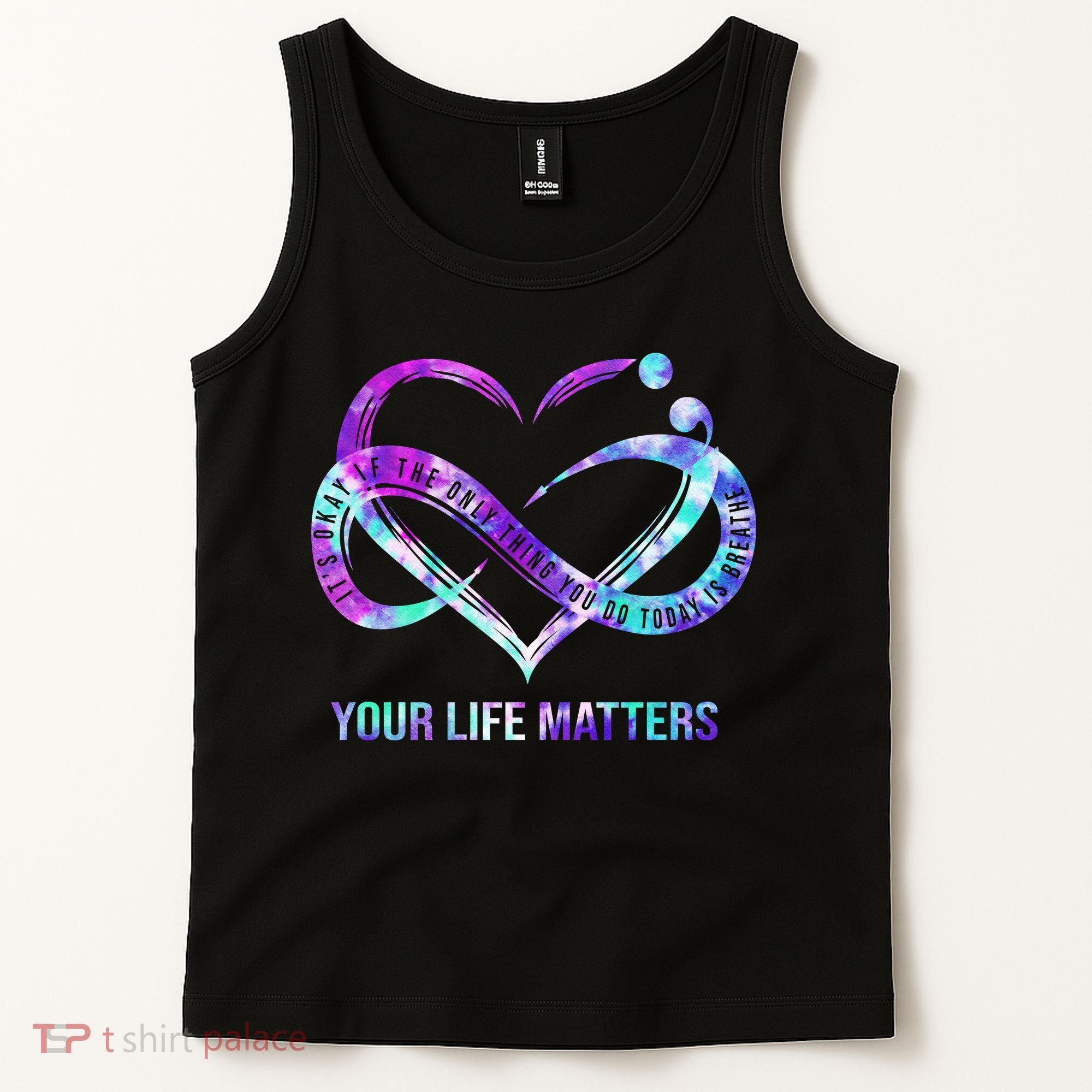 Heart Your Life Matters Suicide Prevention Awareness Tank Top