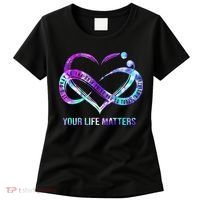 Heart Your Life Matters Suicide Prevention Awareness Women's T-Shirt thumb 0