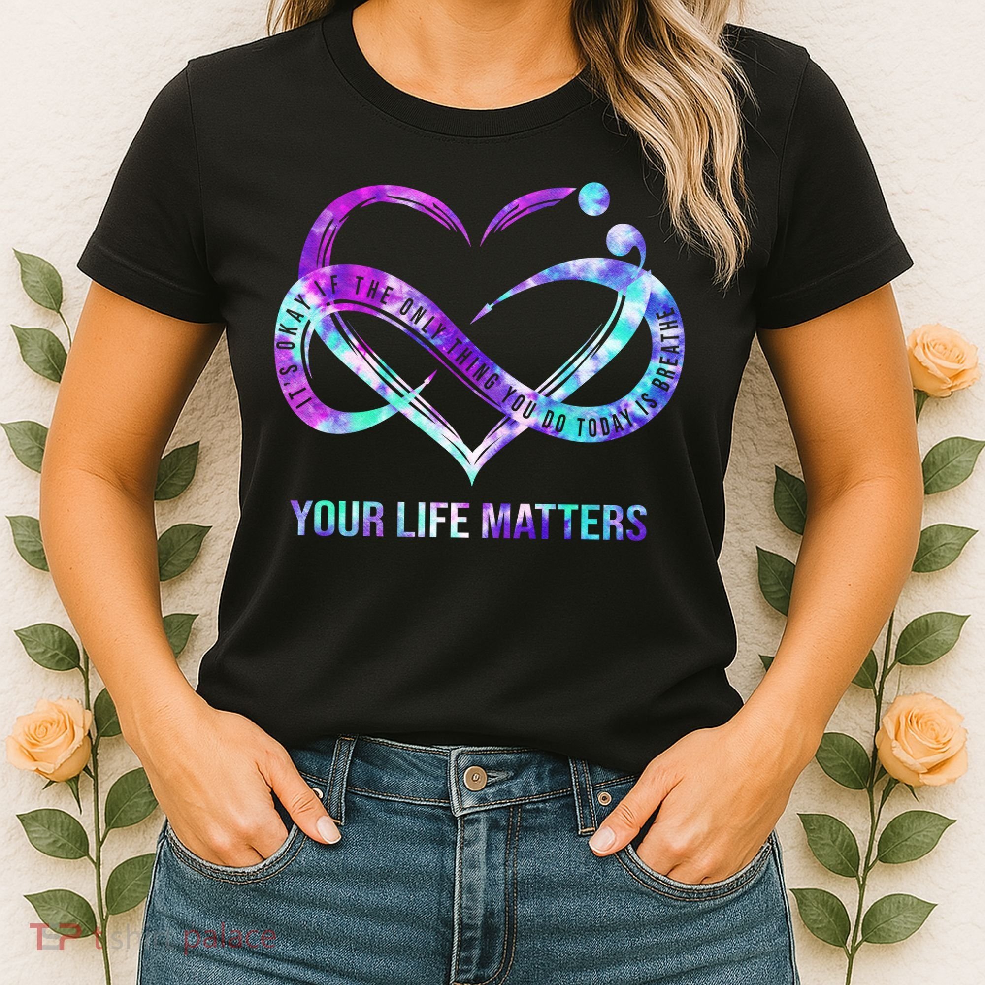 Heart Your Life Matters Suicide Prevention Awareness Women's T-Shirt