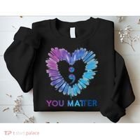 Heart You Matter 988 Suicide Prevention Awareness Sweatshirt thumb 2