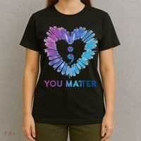 Heart You Matter 988 Suicide Prevention Awareness T-Shirt thumb 4