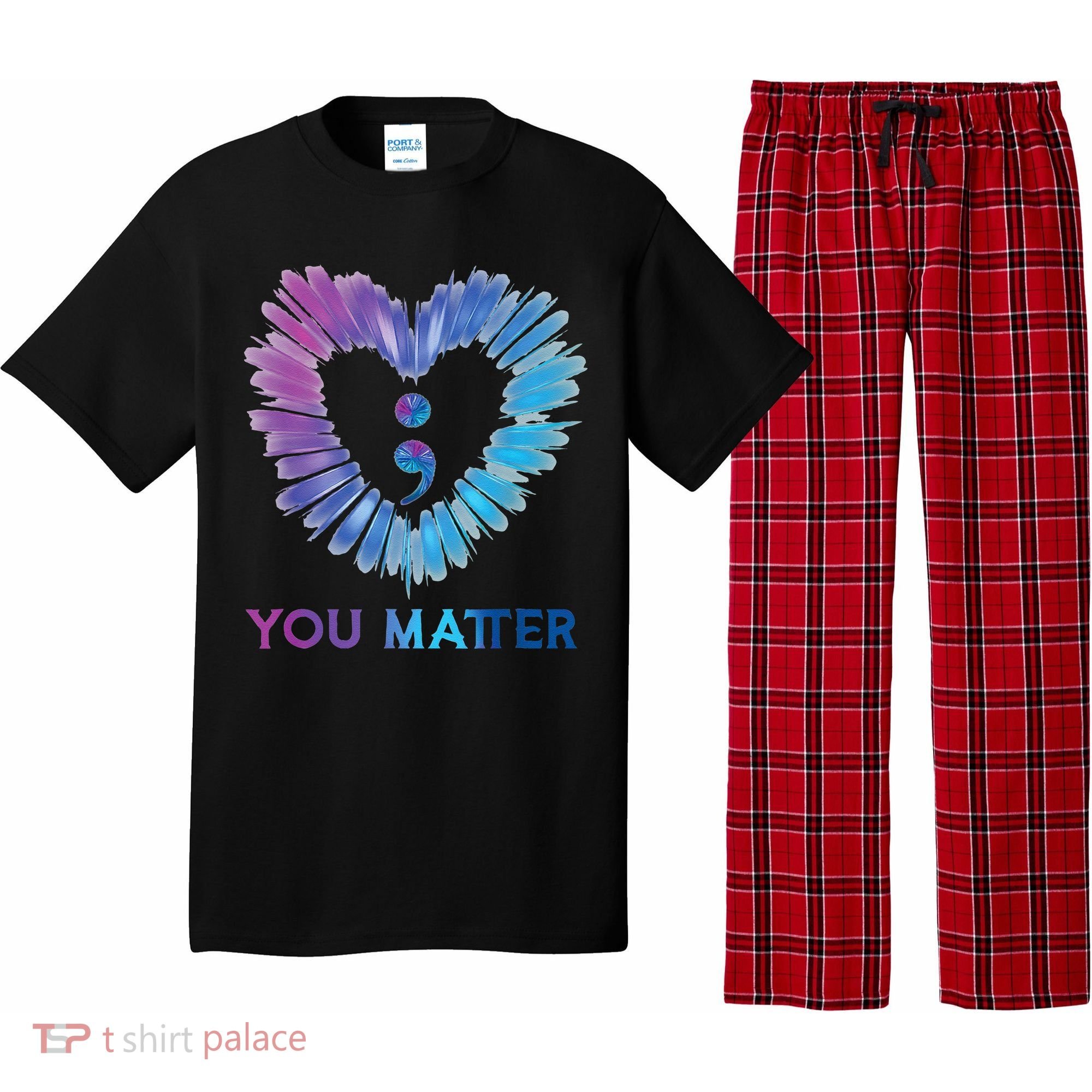 Heart You Matter 988 Suicide Prevention Awareness Pajama Set