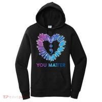 Heart You Matter 988 Suicide Prevention Awareness Women's Hoodie thumb 0