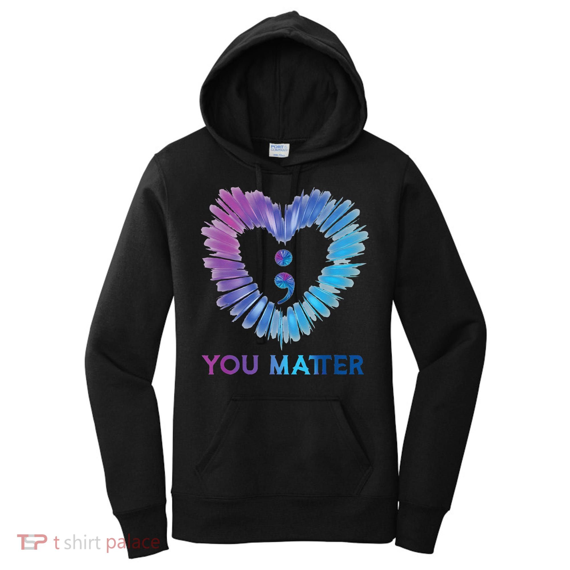Heart You Matter 988 Suicide Prevention Awareness Women's Hoodie