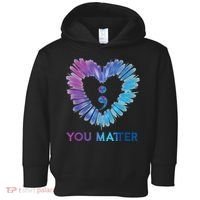 Heart You Matter 988 Suicide Prevention Awareness Toddler Hoodie thumb 0