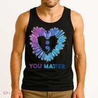 Heart You Matter 988 Suicide Prevention Awareness Tank Top thumb 3