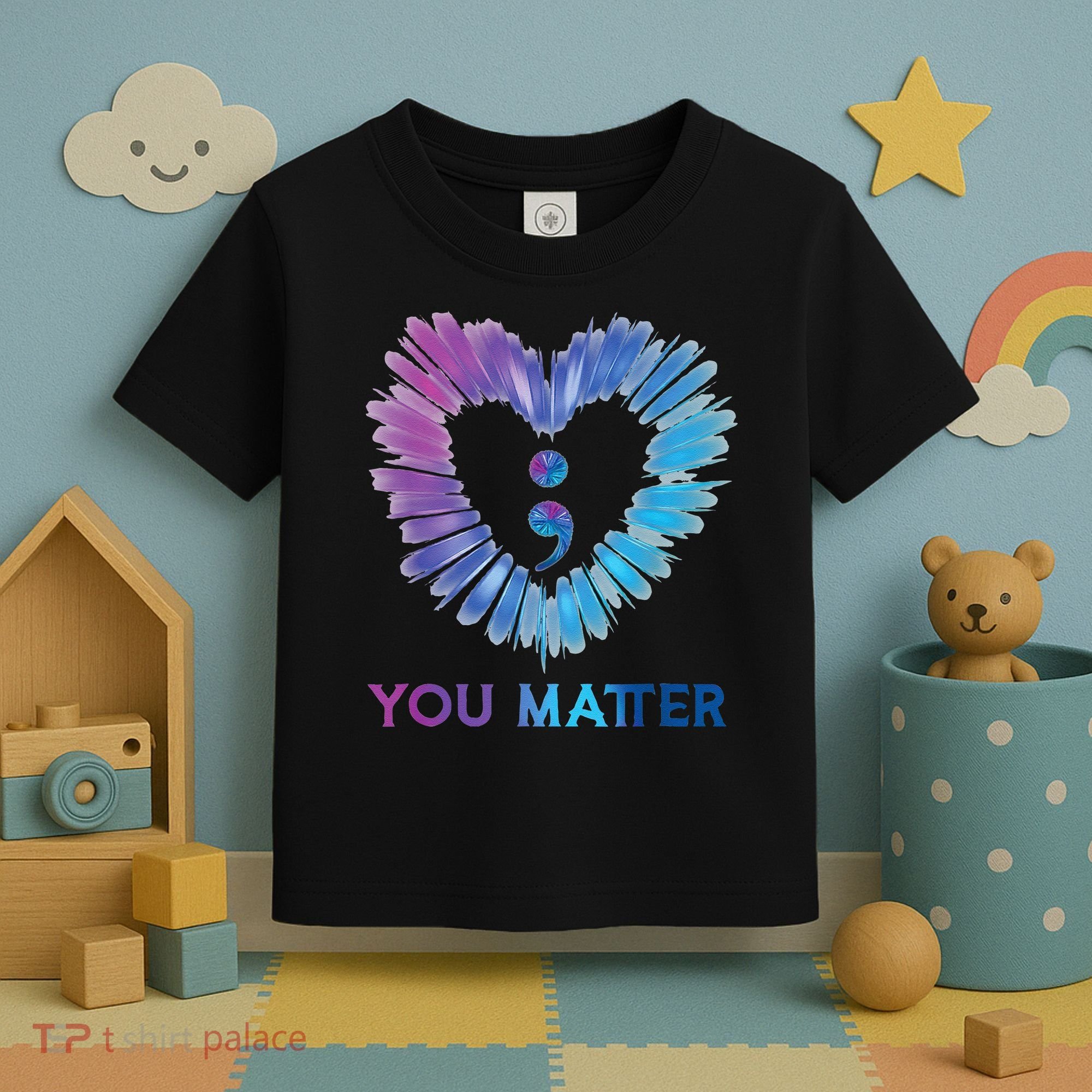 Heart You Matter 988 Suicide Prevention Awareness Toddler T-Shirt