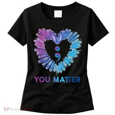 Heart You Matter 988 Suicide Prevention Awareness Women's T-Shirt