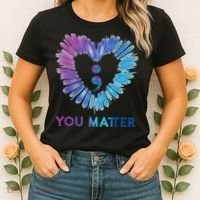 Heart You Matter 988 Suicide Prevention Awareness Women's T-Shirt thumb 2
