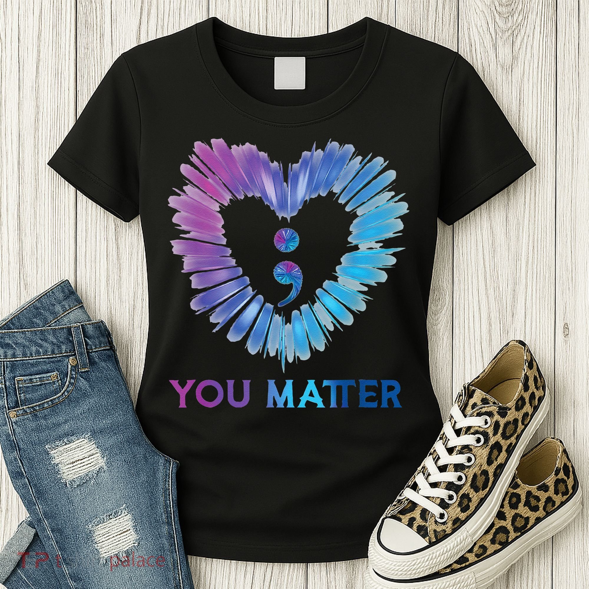 Heart You Matter 988 Suicide Prevention Awareness Women's T-Shirt