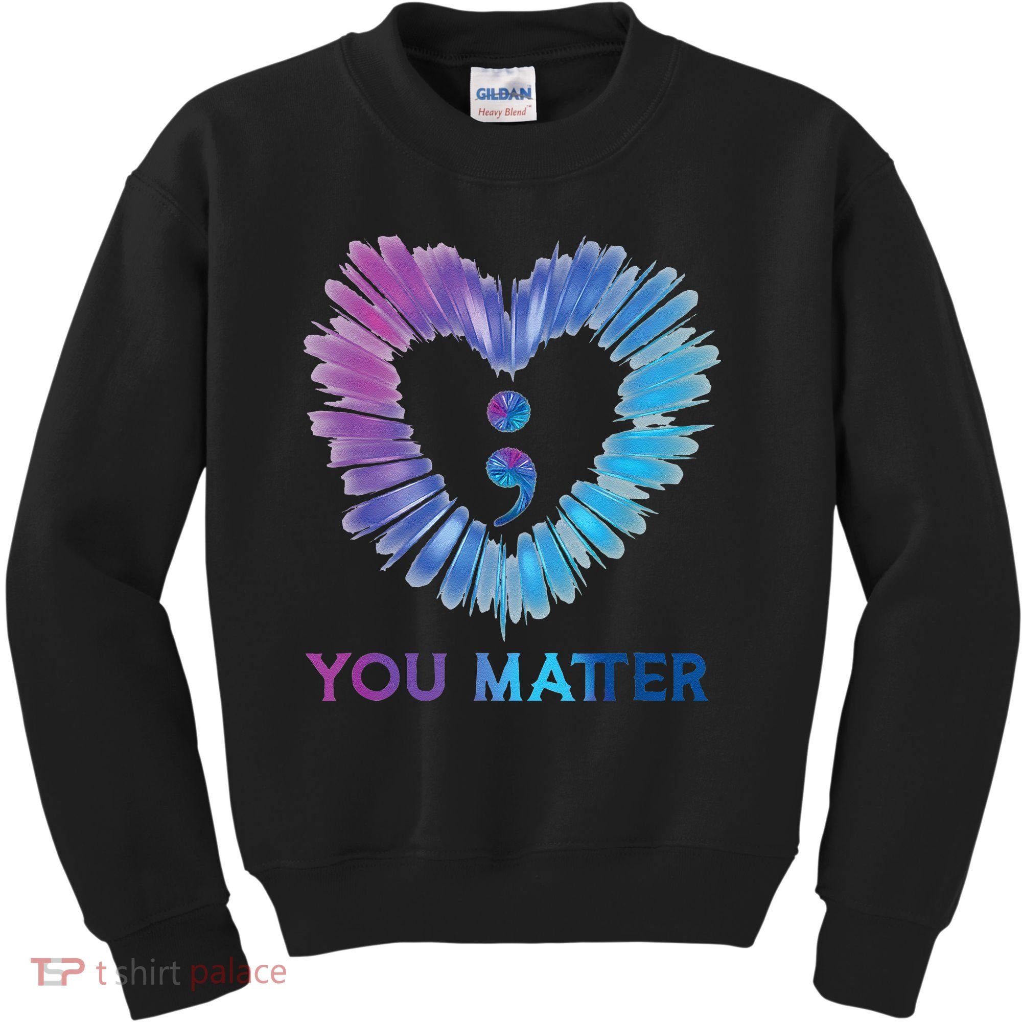 Heart You Matter 988 Suicide Prevention Awareness Kids Sweatshirt