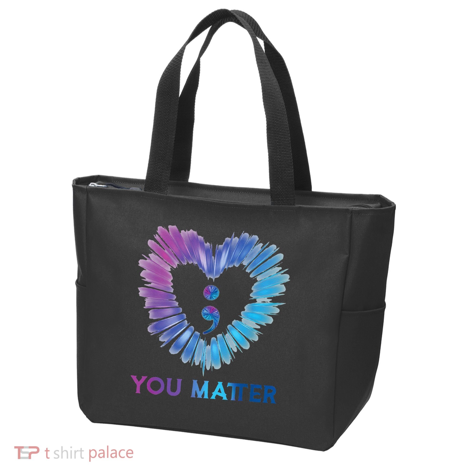 Heart You Matter 988 Suicide Prevention Awareness Tote Bag