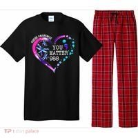 Heart You Matter 988 Suicide Prevention Awareness Dragonfly Pajama Set thumb 0