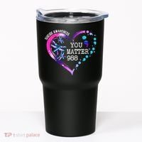 Heart You Matter 988 Suicide Prevention Awareness Dragonfly Tumbler thumb 0